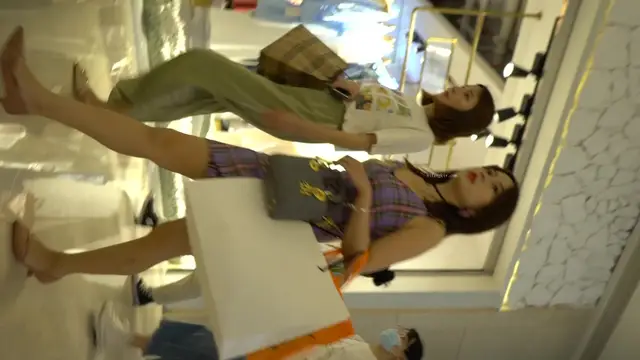 兩次拍攝同一位美女！清晰屁股縫！1