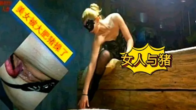 （人與獸系列）女人與豬交配-變態