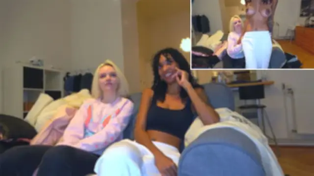 超讚美巨乳的2人變成自慰套化來玩。互相比較胸部與小穴，品嚐身體。緊穴中出。 FC2-PPV-4476178